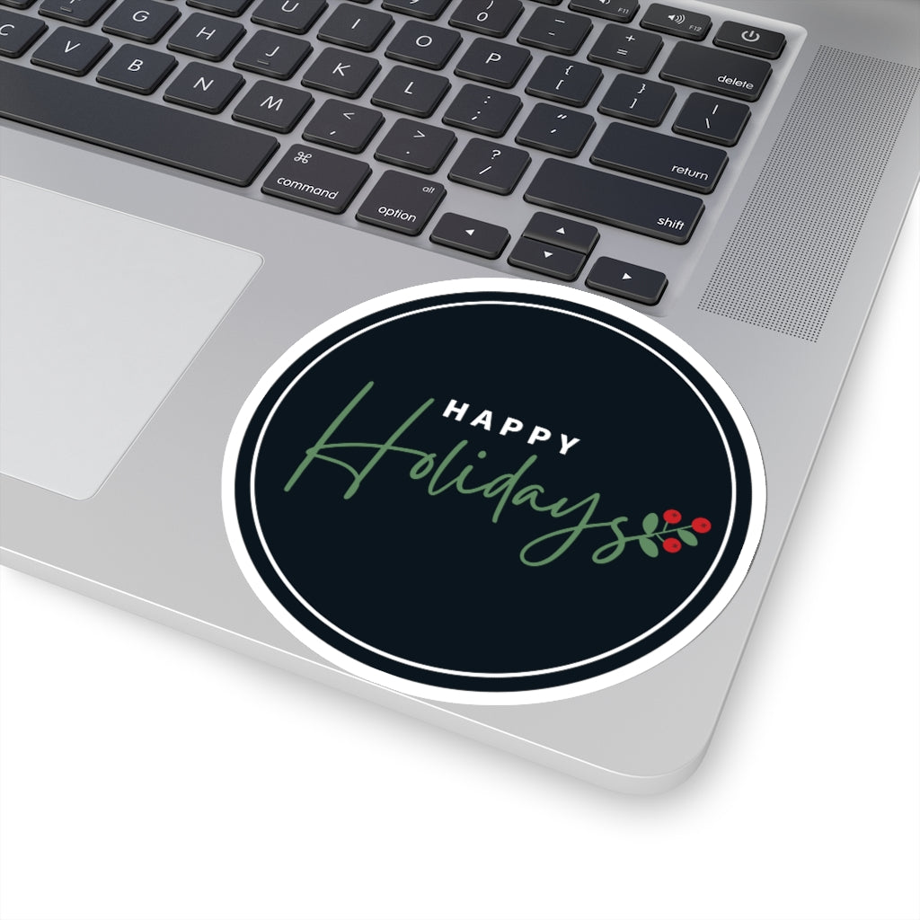 Happy Holiday Kiss-Cut Stickers