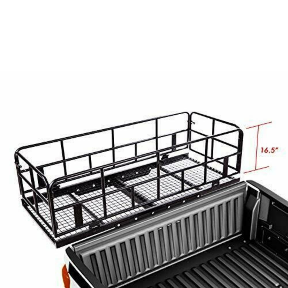 Heavy Duty Hitch Mount Cargo Luggage Storage Carrier Rack