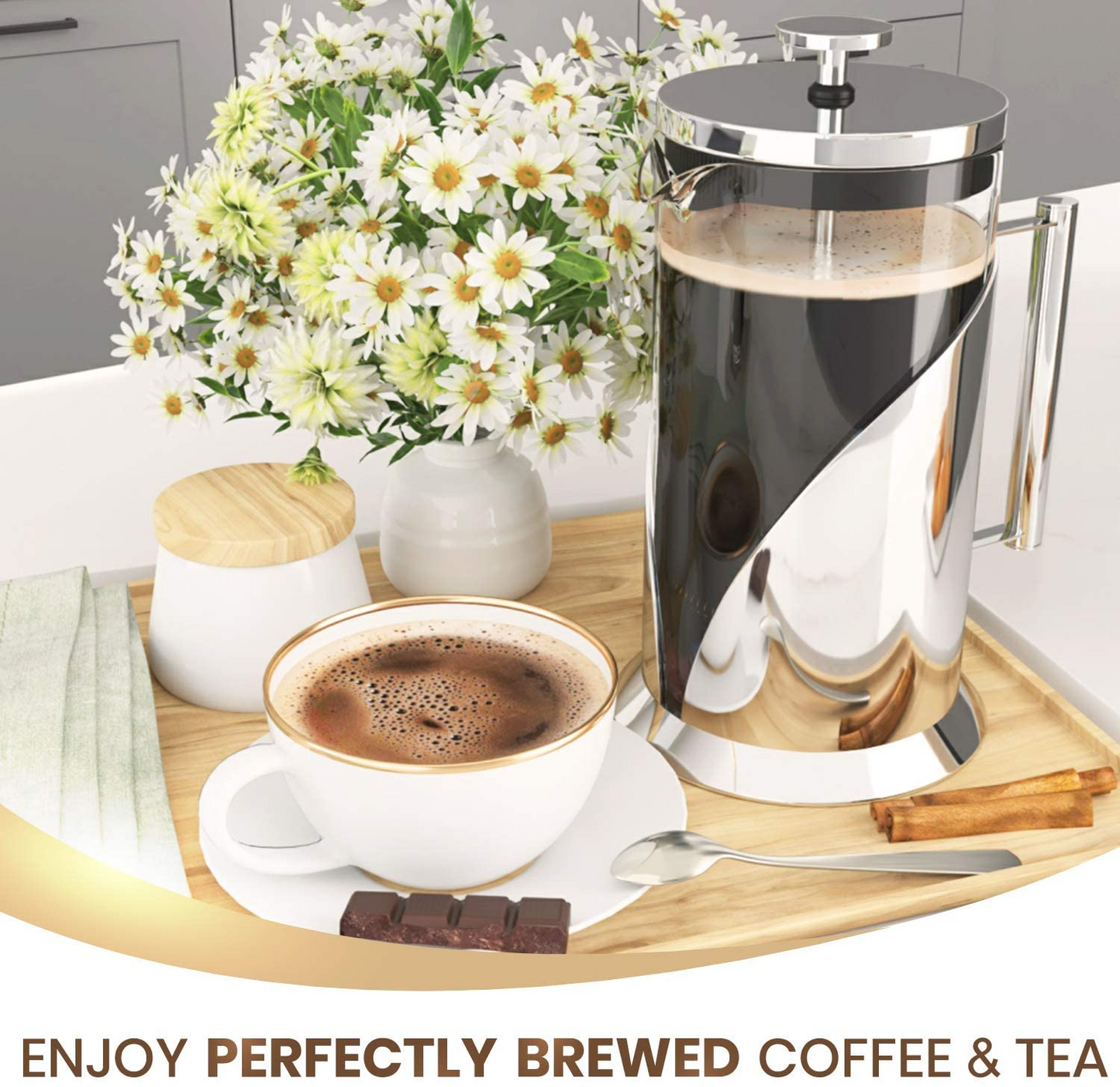 Aldricx®French Press Coffee Maker