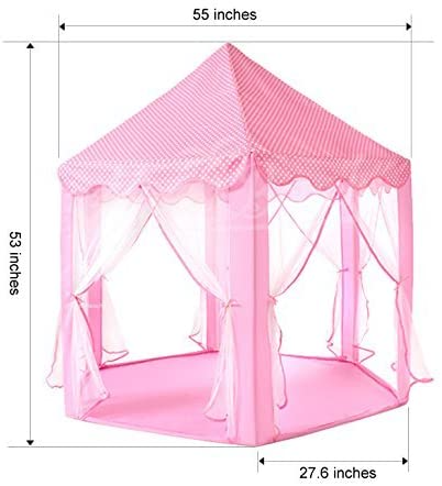 Peachy® Princess Castle Tent for Girls