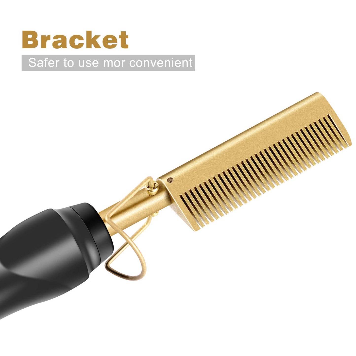 Evlon™ Hot Comb Hair Straightener