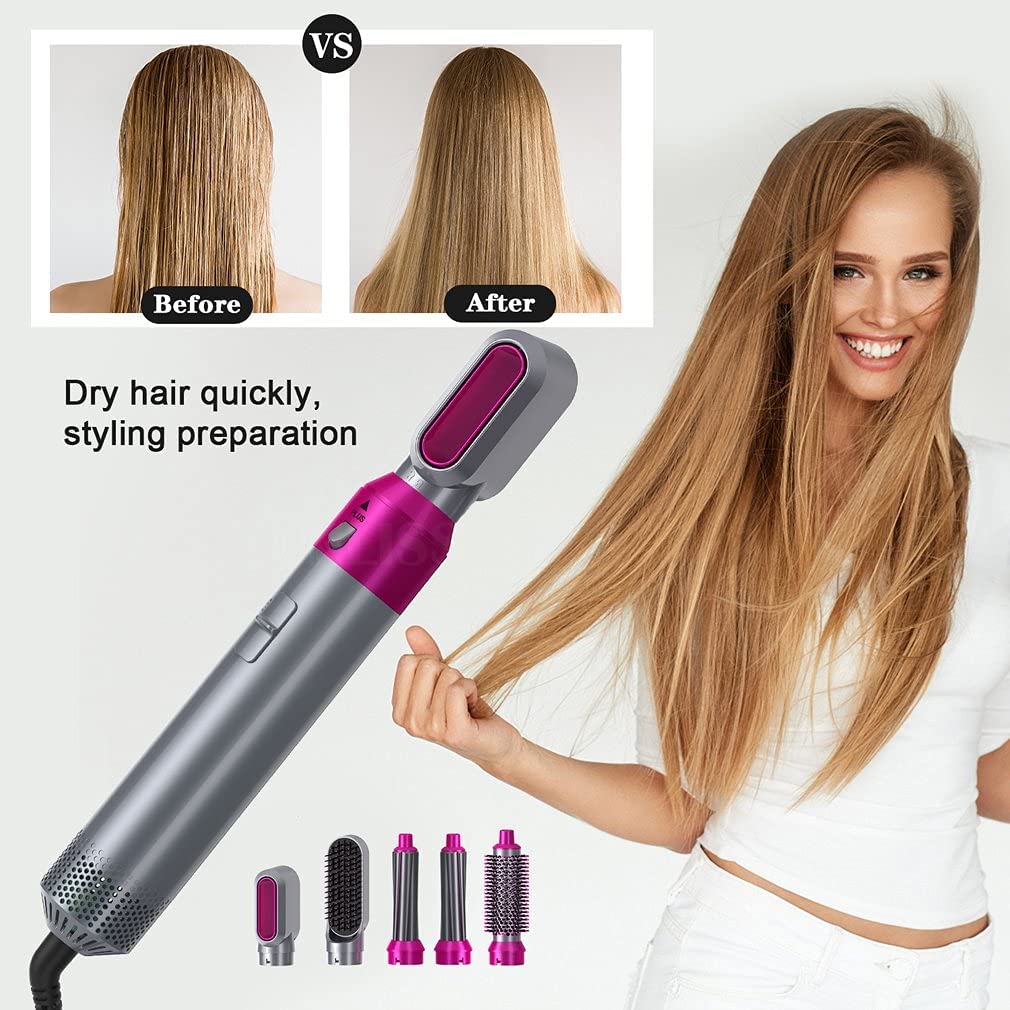 Evlon™ Pro 5 in 1 Electric Airflow Hair Curler & Dryer