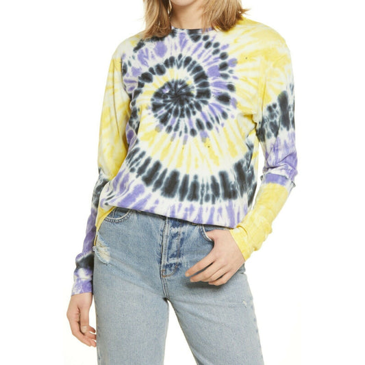 Bp Gender Inclusive In Purple- Yellow Tie Dye Tee