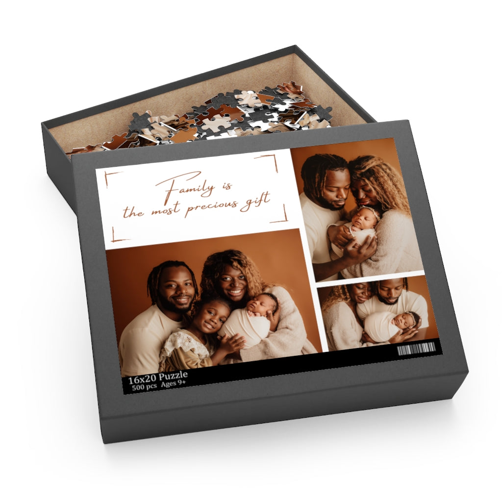 Personalized family collage picture Puzzle Photo Gift