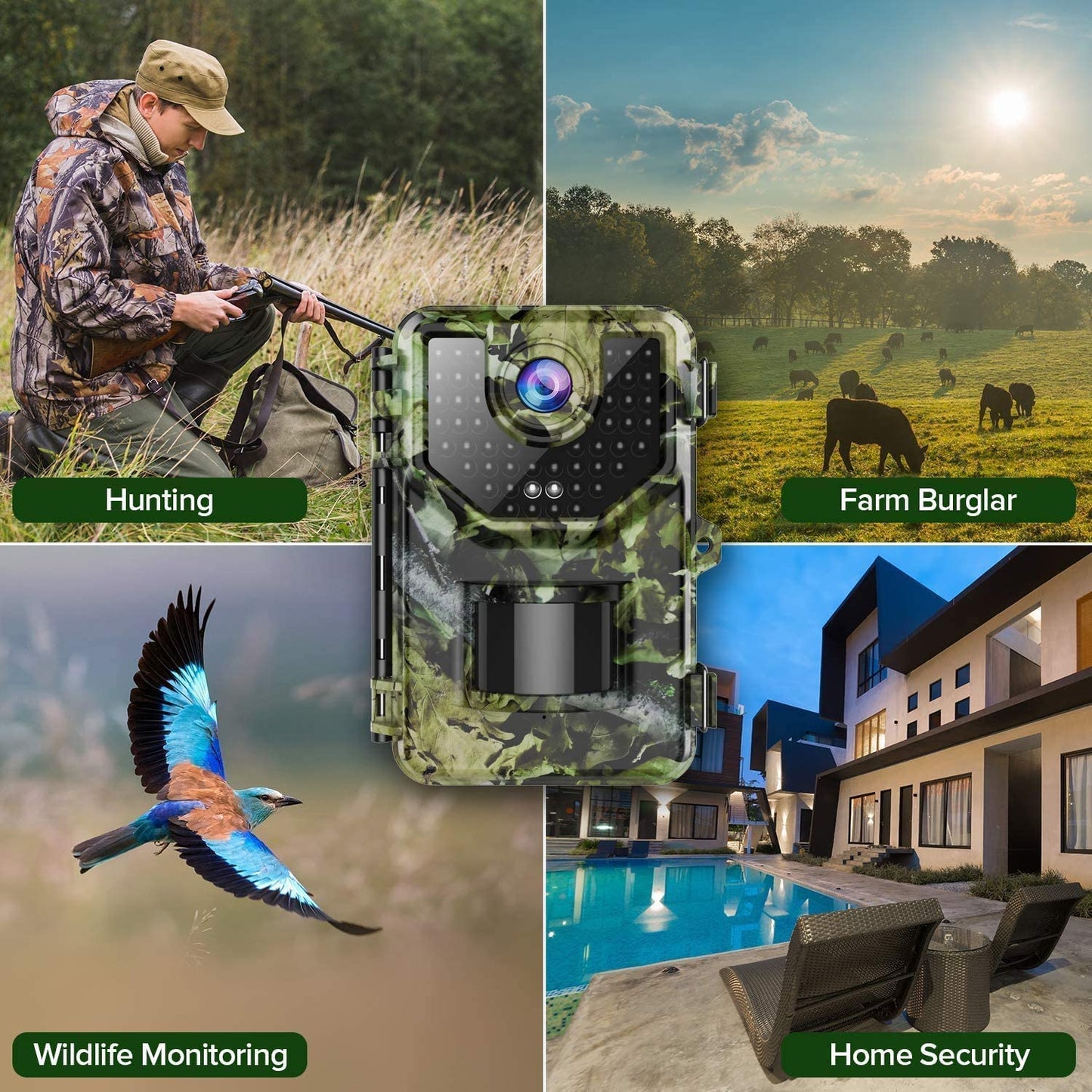 Aldricx® 1080p Hunting Trail Game Camera