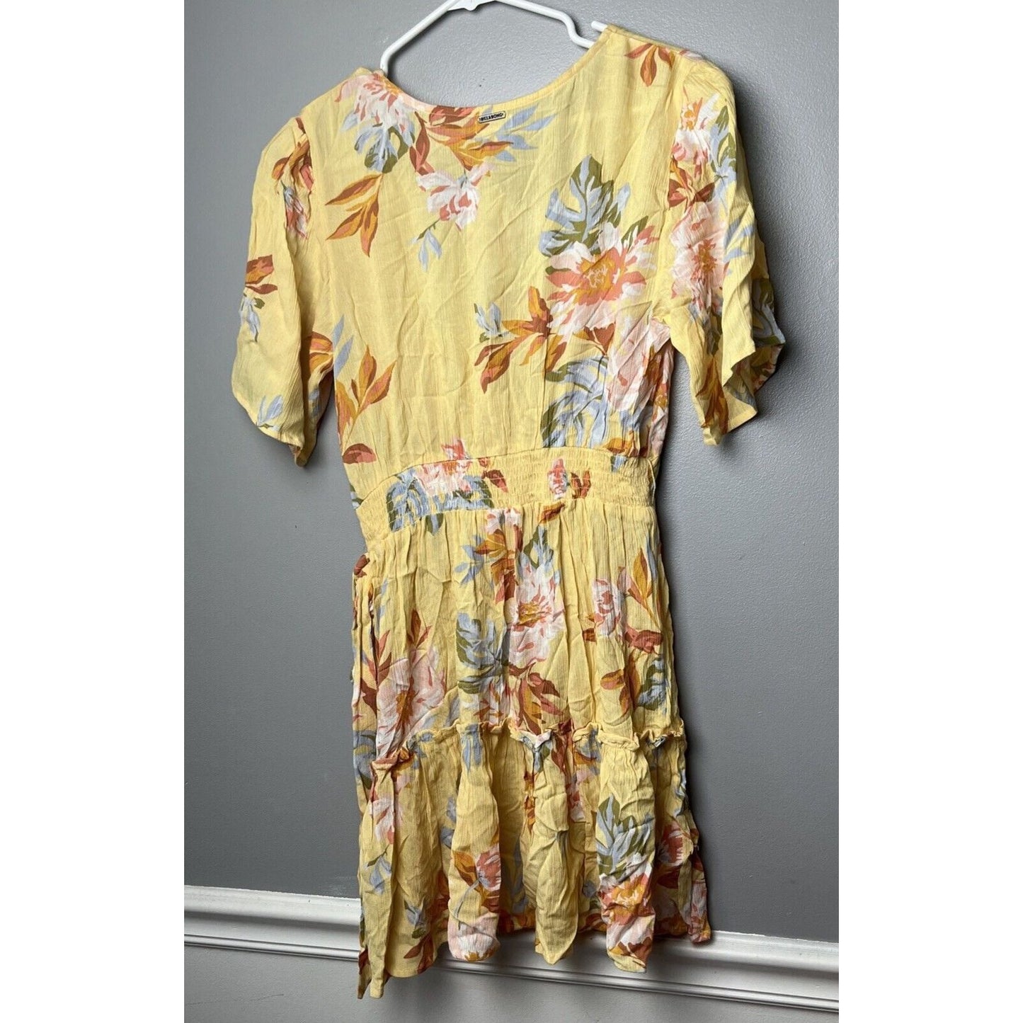 $70 Billabong Women’s One And Only Dress Mimosa Yellow Size M