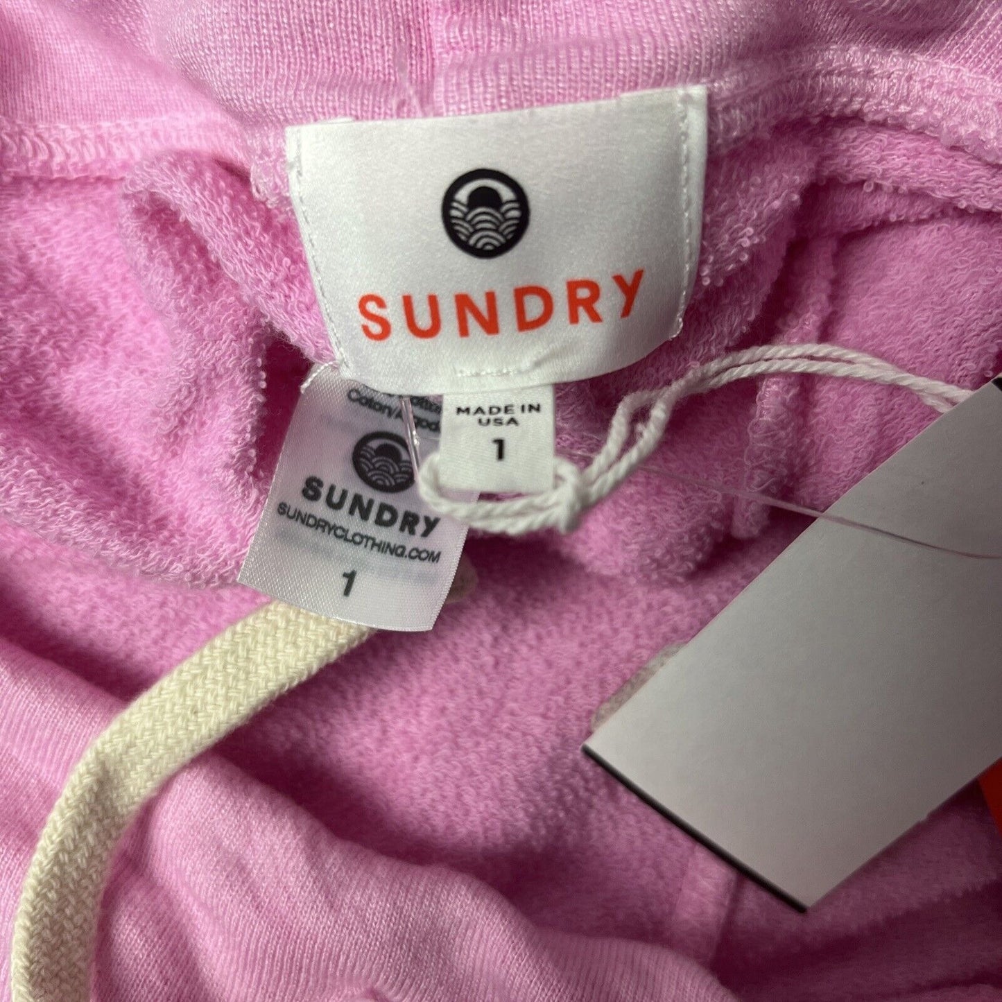 Sundry Womens Pink Tie Dye Joggers Comfortable Sweatpants Loungewear Size 1