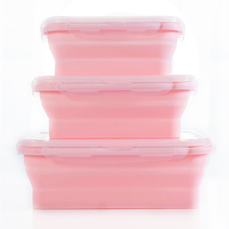 Aldricx® Silicone lunchbox collapsible food storage containers