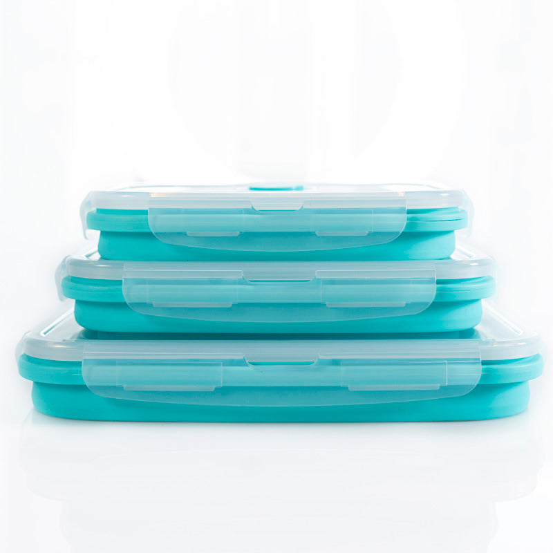 Aldricx® Silicone lunchbox collapsible food storage containers