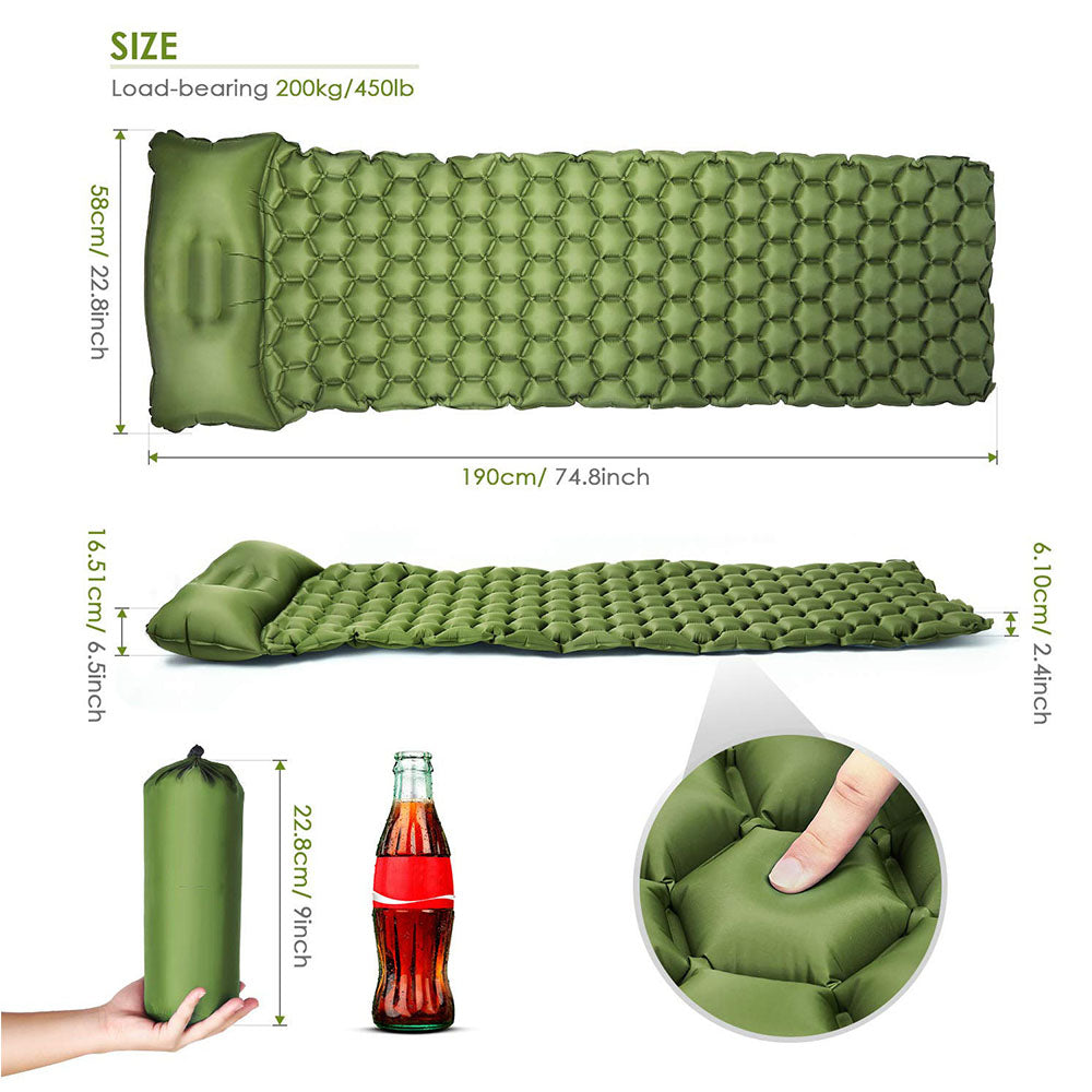 Aldricx® Ultralight Inflatable Sleeping Mat