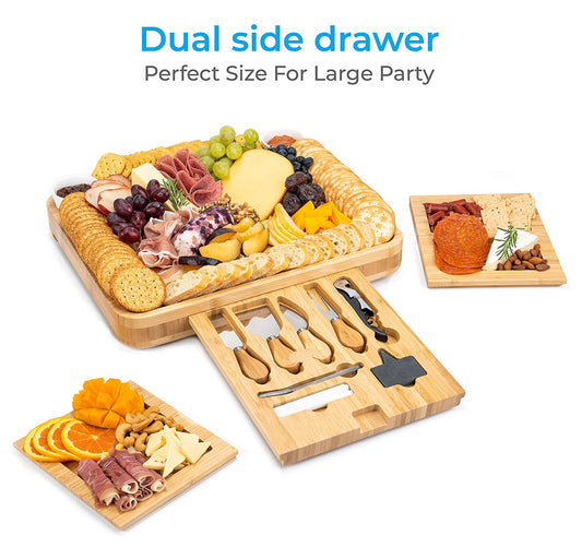 Peachy® Cheese Board and Knife Set