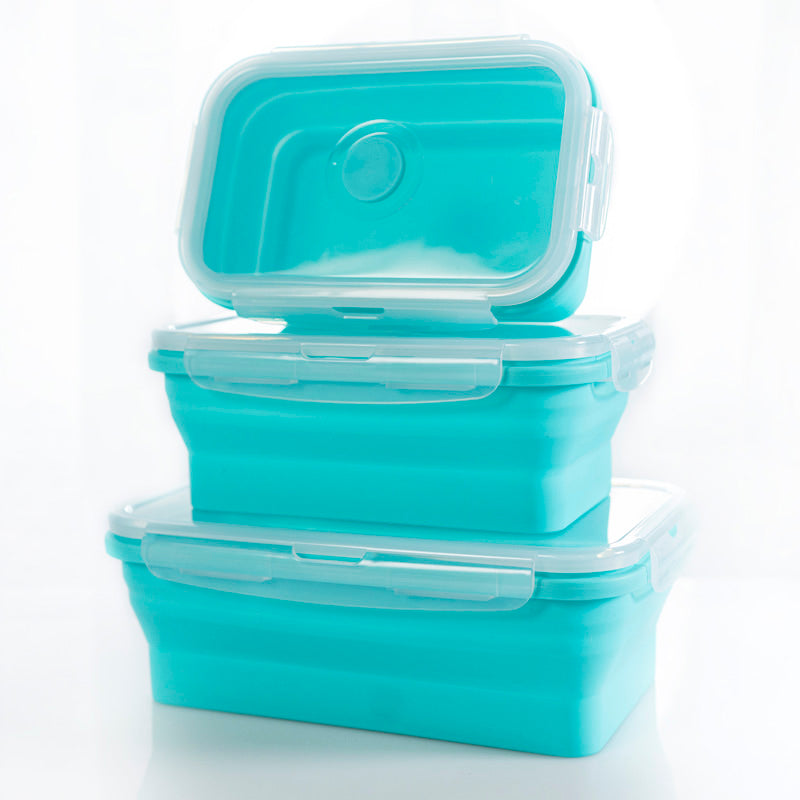 Aldricx® Silicone lunchbox collapsible food storage containers