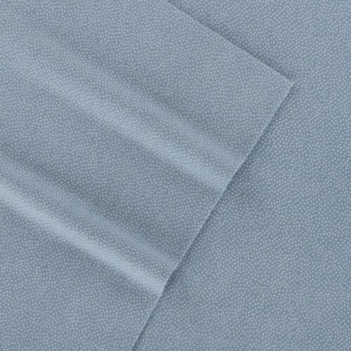 Modernist Flannel Small Dot Cotton Sheet Set - 4 Piece - FULL