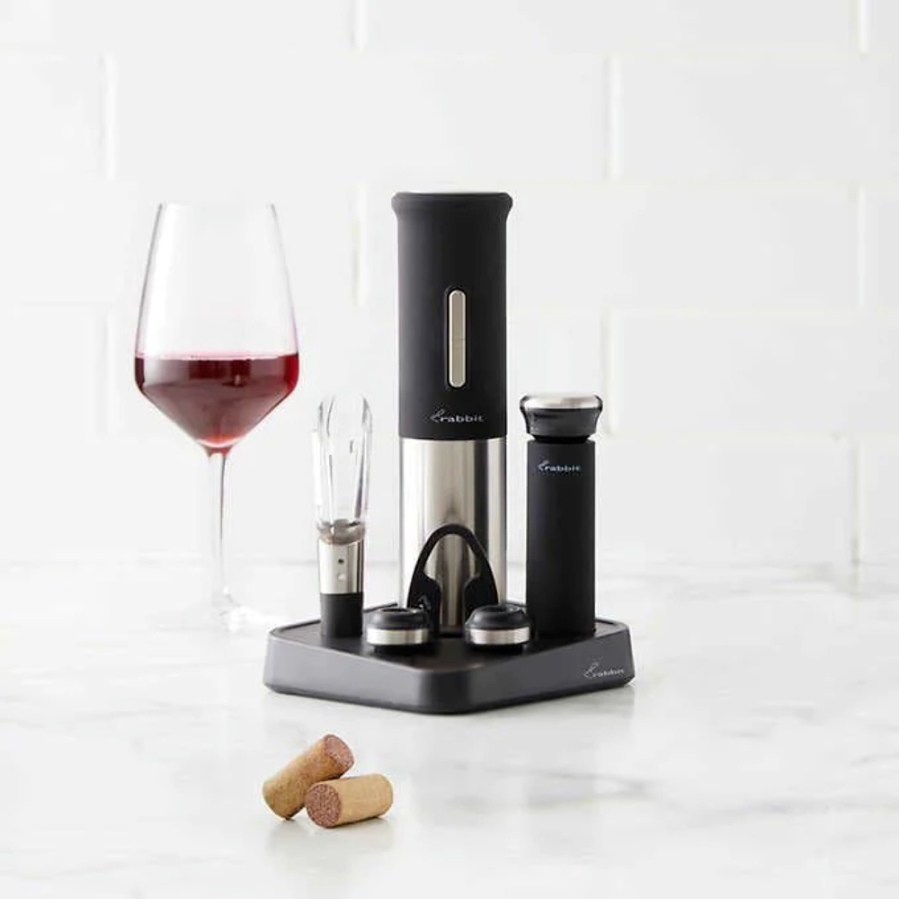 Rabbit Electric Wine Opener Set, 8-piece