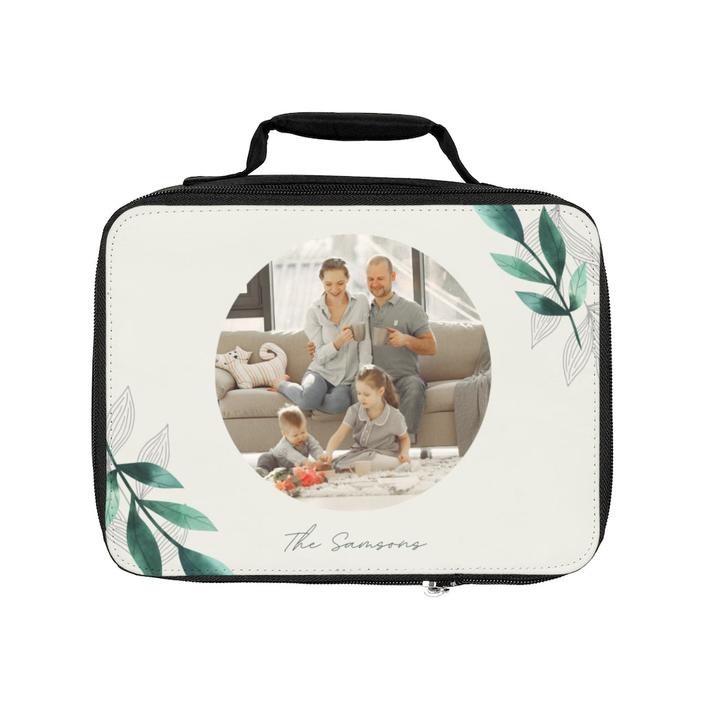 Family picture custom Lunch Bag