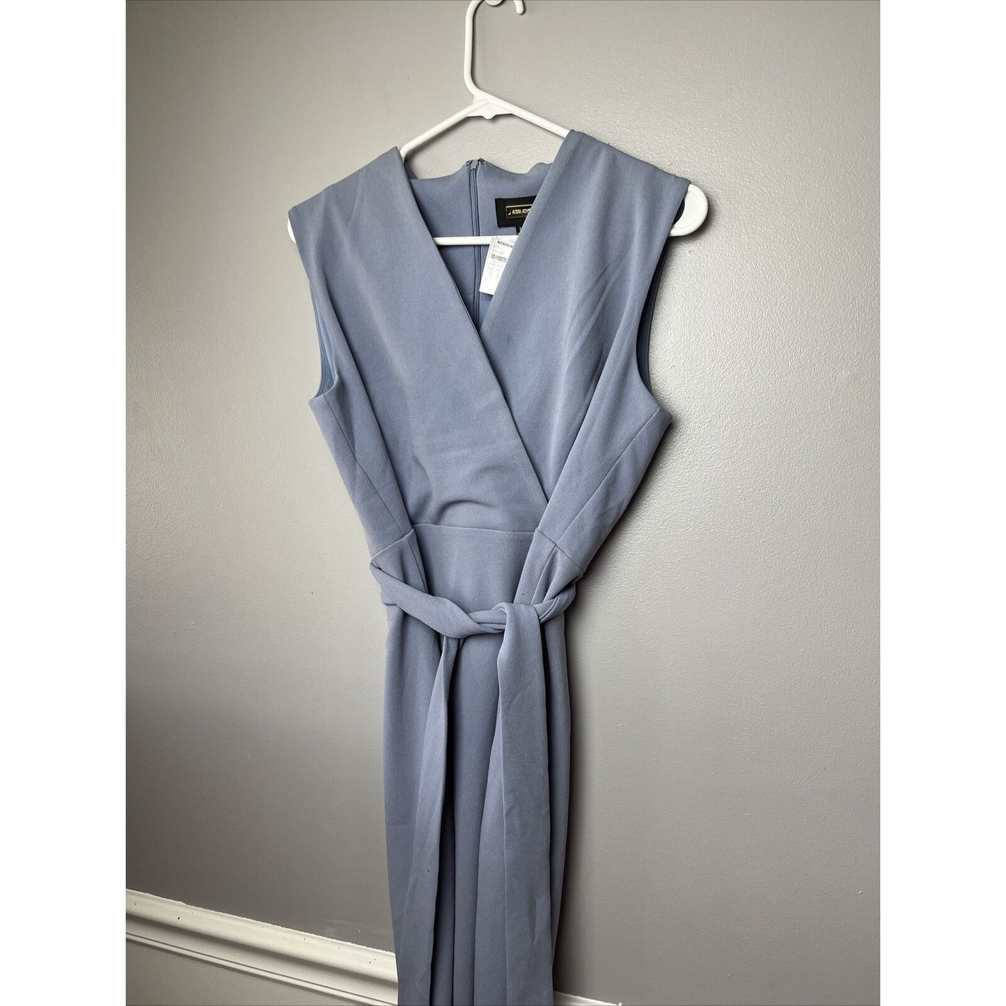 Alexia Admor Women's Dress M Blue Savannah Wrap Sheath Medium NEW