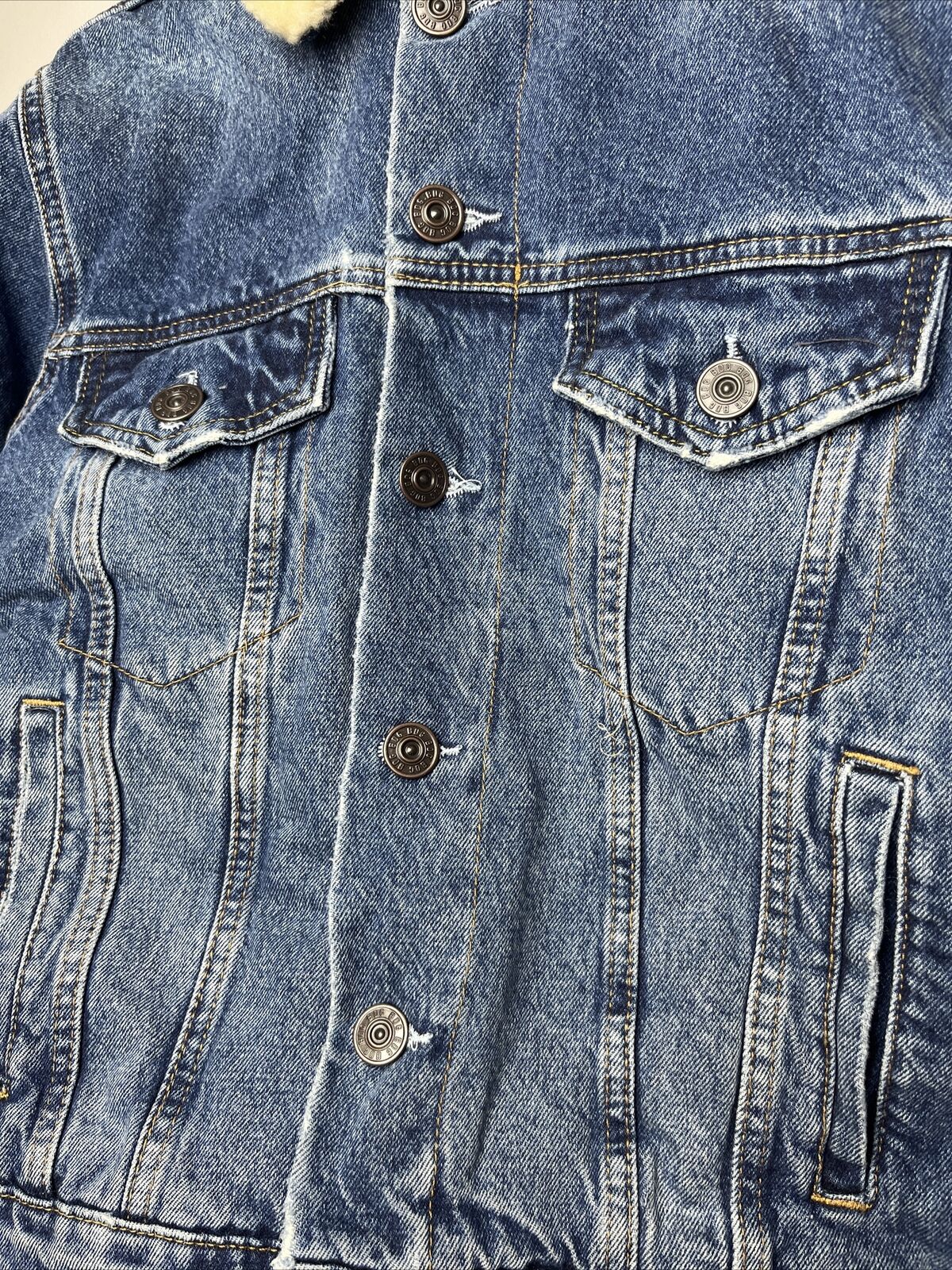 Bdg sherpa denim trucker hot sale jacket