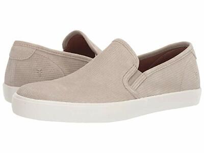 NIB Men's FRYE Brett Perf Slip On Suede Fawn Size 7.5