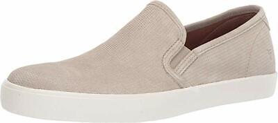 NIB Men's FRYE Brett Perf Slip On Suede Fawn Size 7.5