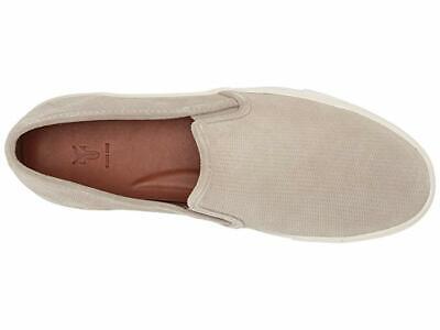 NIB Men's FRYE Brett Perf Slip On Suede Fawn Size 7.5