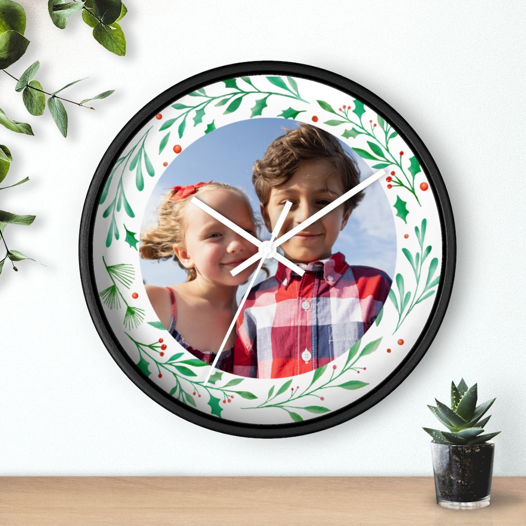 Custom kids photo Wall clock