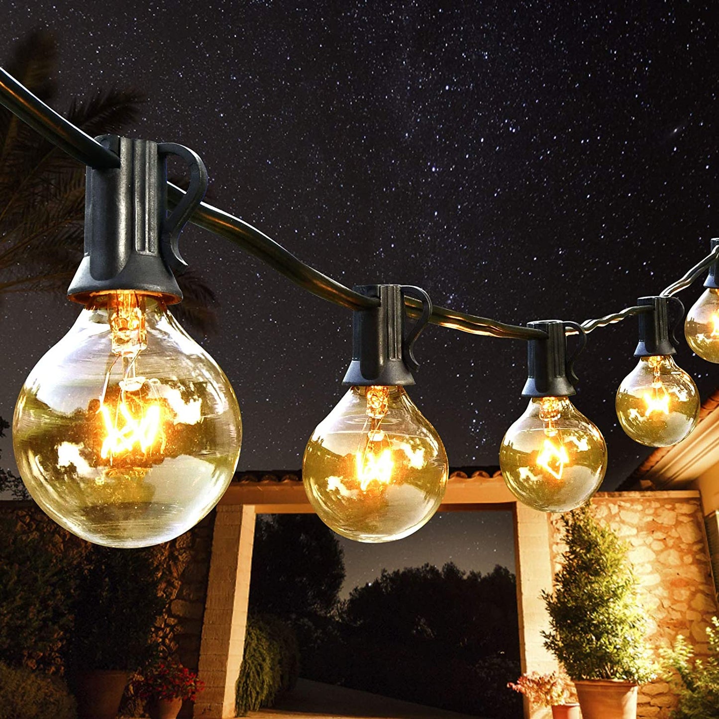 Aldricx® Outdoor String Lights Waterproof Connectable Hanging Lights