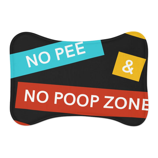 No pee and No Poop Black Pet Feeding Mats