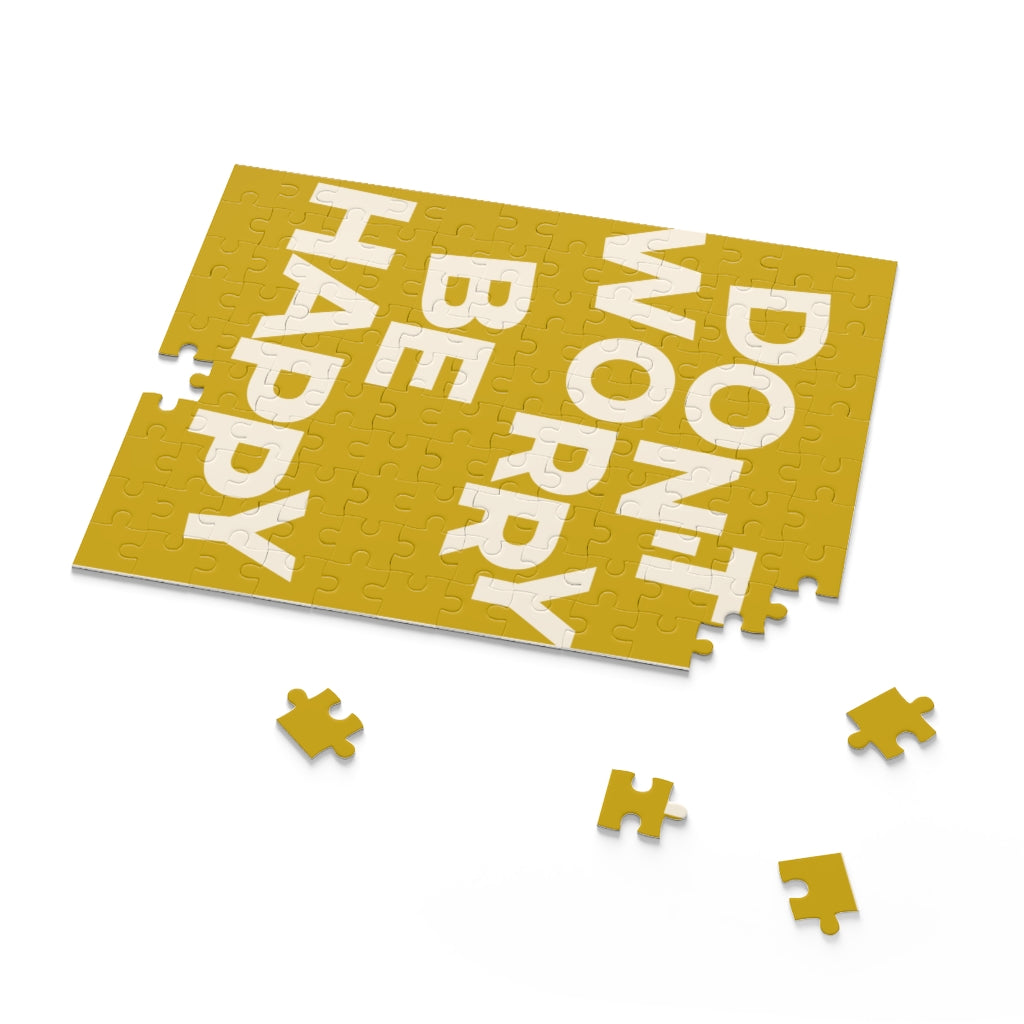 Dont worry be happy Personalized Puzzle Photo Gift