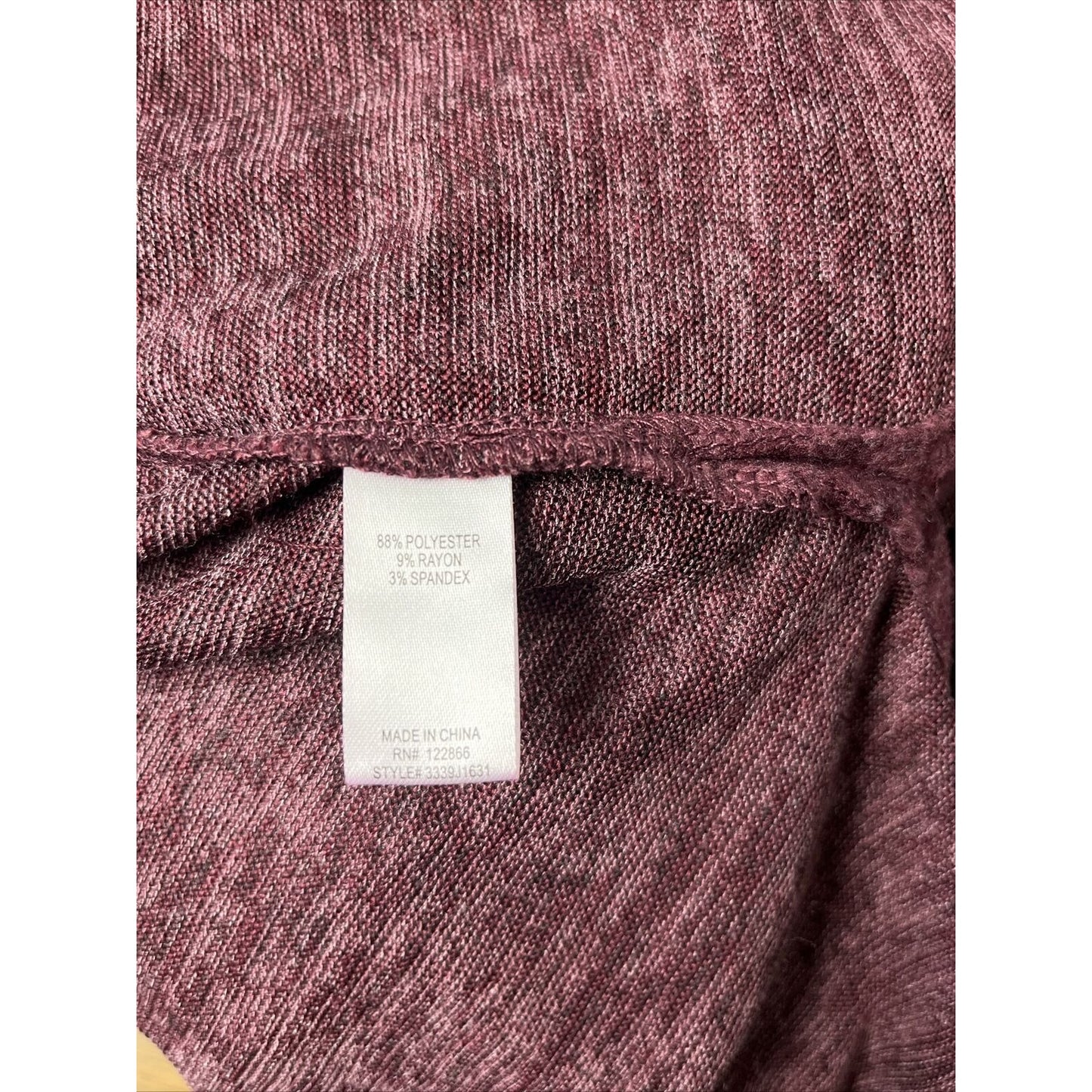 Status By Chenault Women’s Cowl Neck Popover Sweater Mauve Pink XS NWT N2331