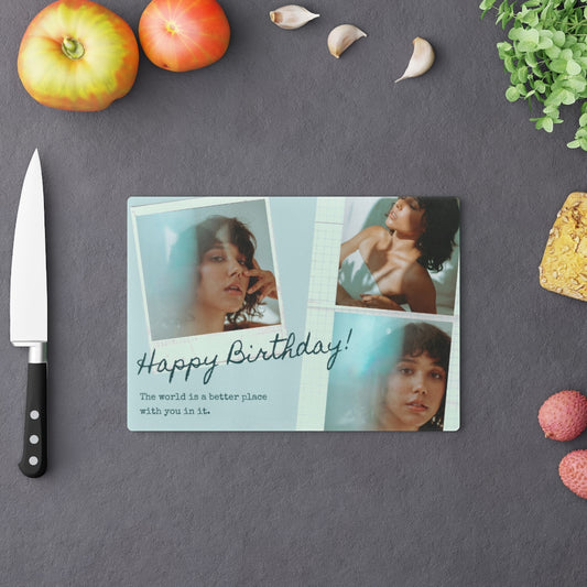 Happy birthday Custom Cutting Board