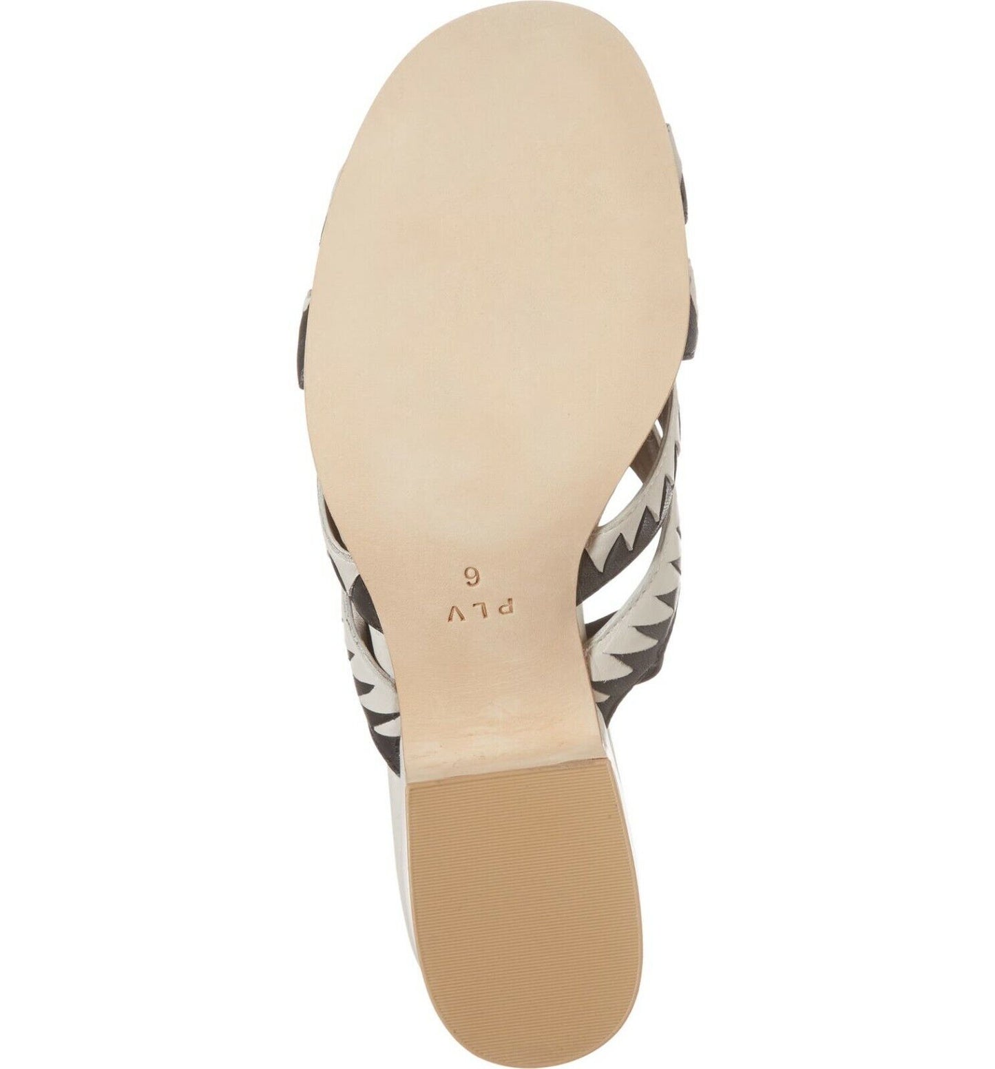 PLV Pour La Victoire Anisa Leather Ankle Wrap Heel Sandals Size 6