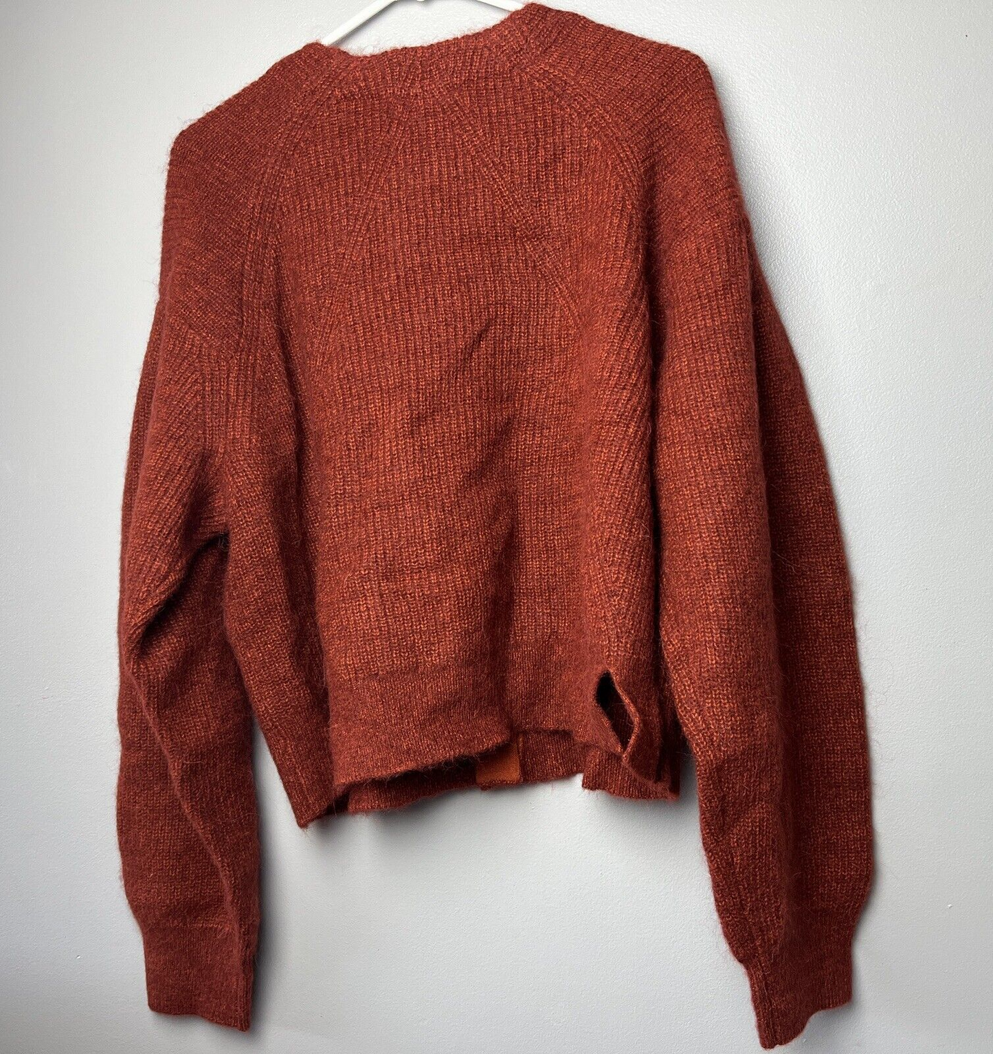 NWT Rag & Bone Women's Liana Cardigan in Rust Size XL