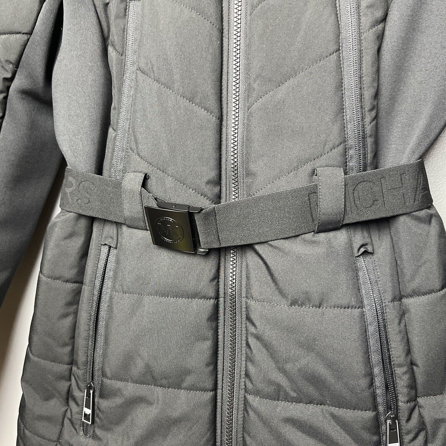 Michael Kors MK Women's Winter Coat Removable Hoodie Puffer Jacket Size Small