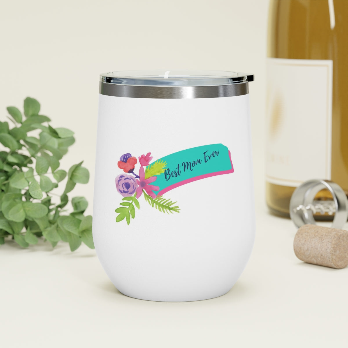 Custom Insulated Wine Tumbler 12oz, Double walled, BPA free, Vaccum insulated & Lightweight