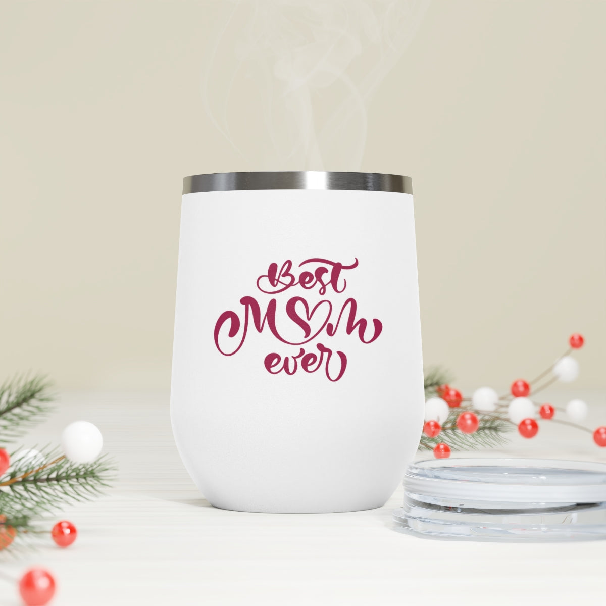 Custom Insulated Wine Tumbler 12oz, Double walled, BPA free, Vaccum insulated & Lightweight