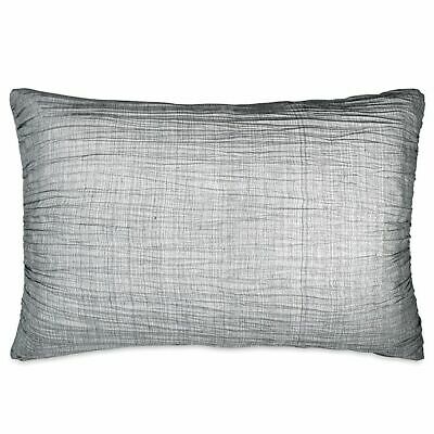 DKNY City Pleat Grey 26-Inch European Pillow Sham