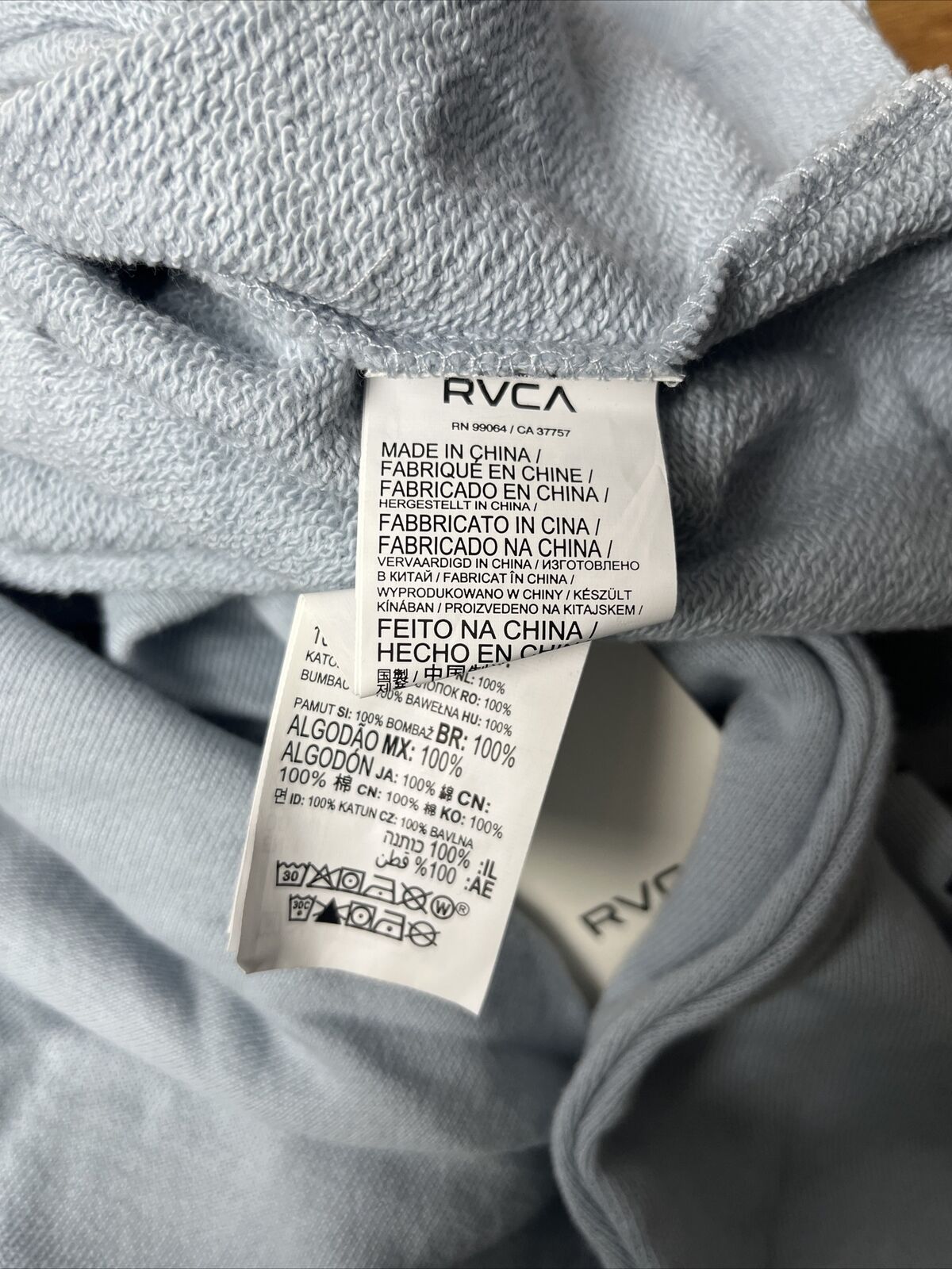RVCA The Good And Bad Women's Hoodie Size MEDIUM
