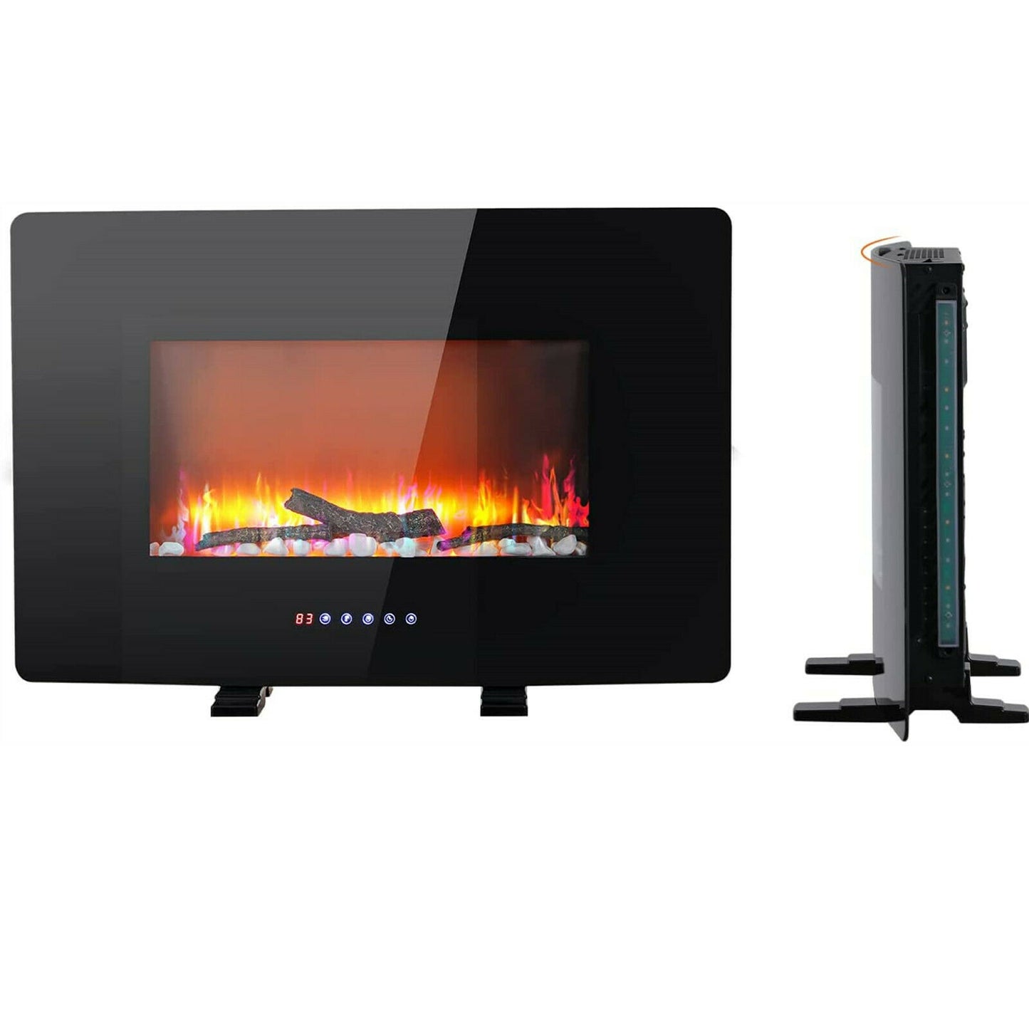 Freestanding Portable Indoor / Outdoor Electric Fireplace Heater