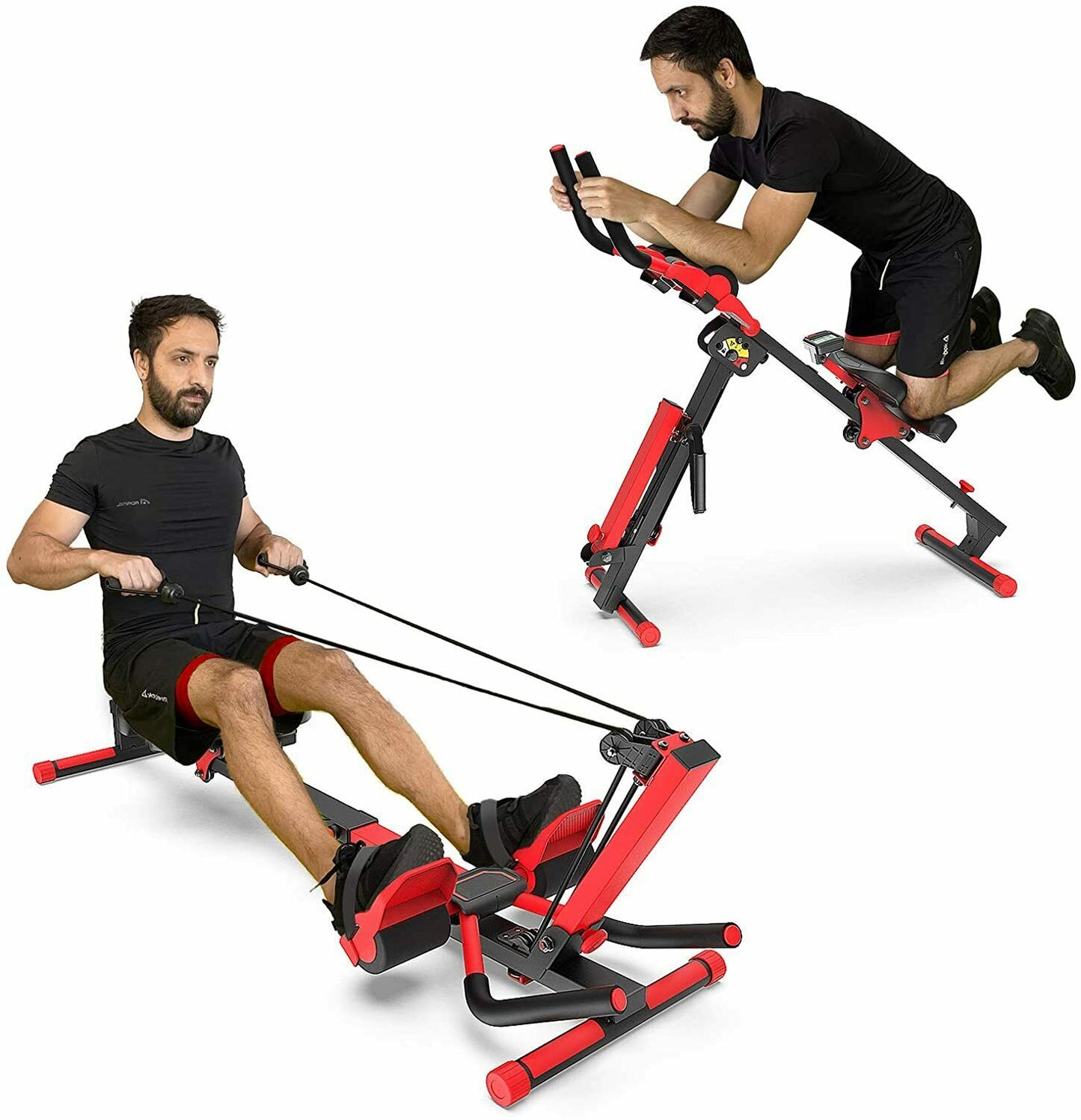 Portable Seated Home Rowing Back Exercise Machine