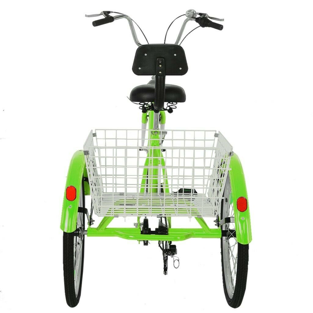 Premium Stainless Steel Adult Three Wheel Tricycle Trike Bike