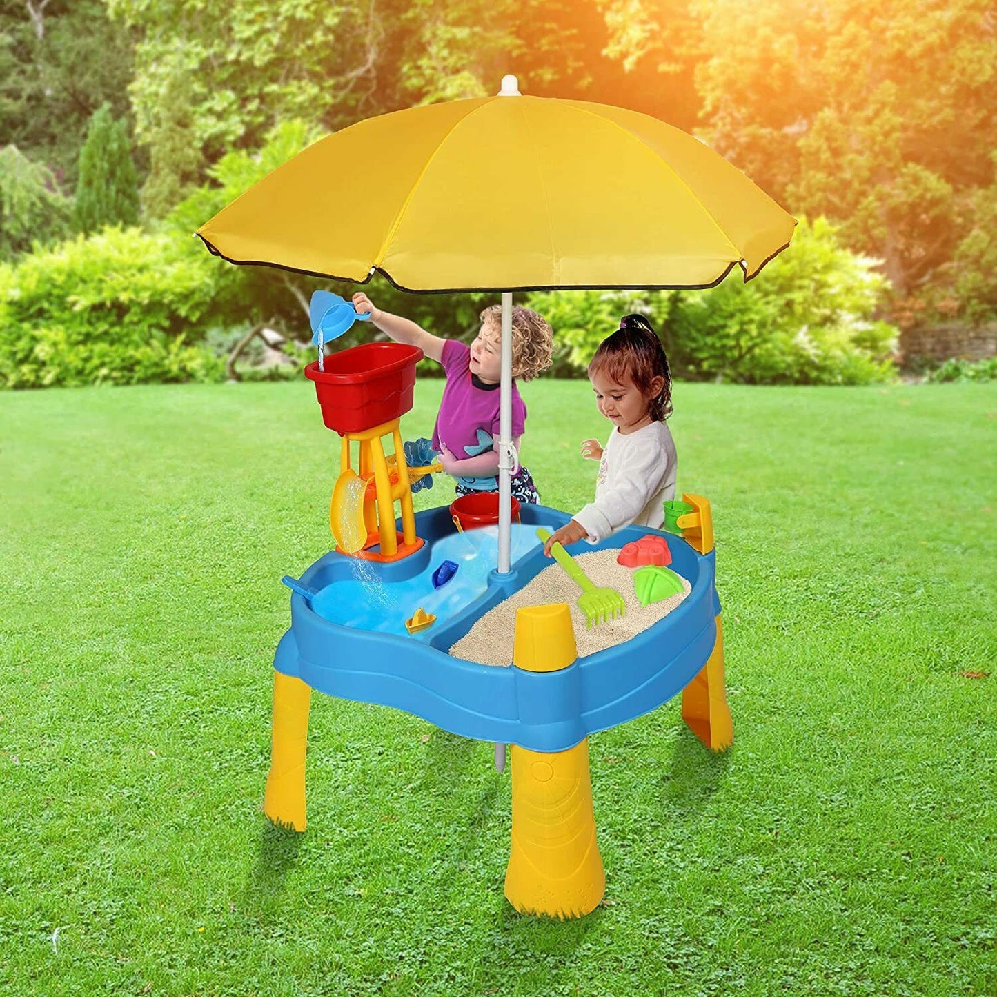 Portable Kids Sand And Water Play Table