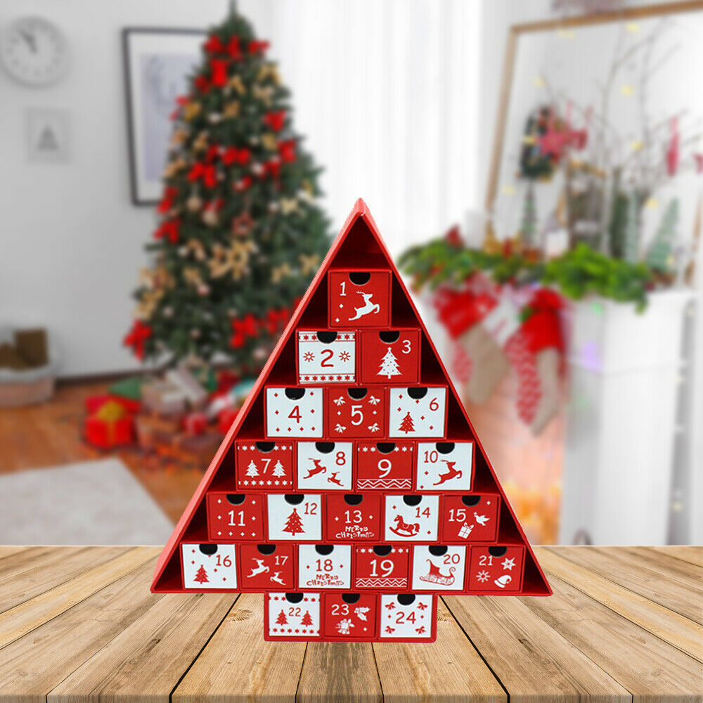 Festive DIY Reusable Wooden Christmas Advent Calendar