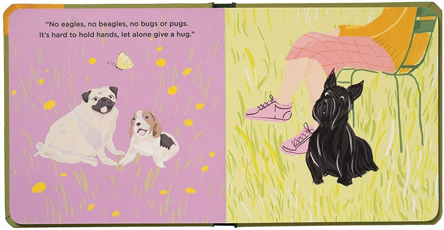 Manhattan Toy So Shy Shadow Baby and Toddler Board Book + Stuffed Animal Dog