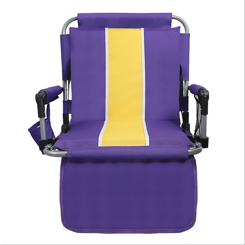 Portable Bleacher Stadium Chair Seat Cushion With Back