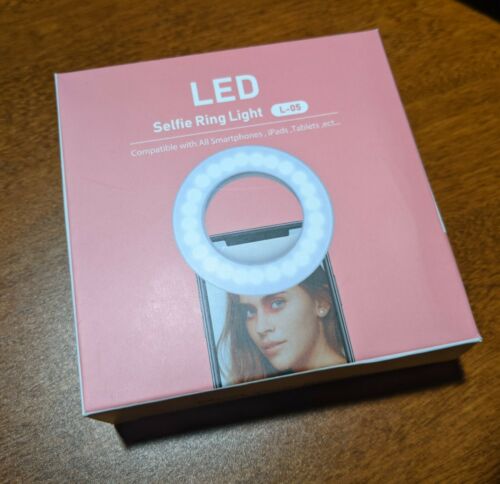 Selfie Portable LED Ring Light Flash For Phone (40 LEDs)
