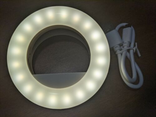 Selfie Portable LED Ring Light Flash For Phone (40 LEDs)