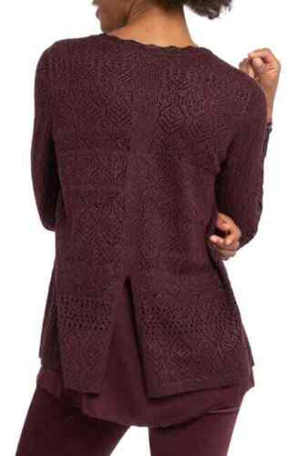 Nic+Zoe Women's Winter Berry Shine on Pullover Sweater, Size PM