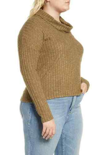 BP. Women's Cozy Ribbed Turtleneck Pullover Sweater