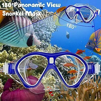 Tongtai Kids Snorkel SetSnorkel Gear for Kids Diving Mask & Foldable Dry Snorkel