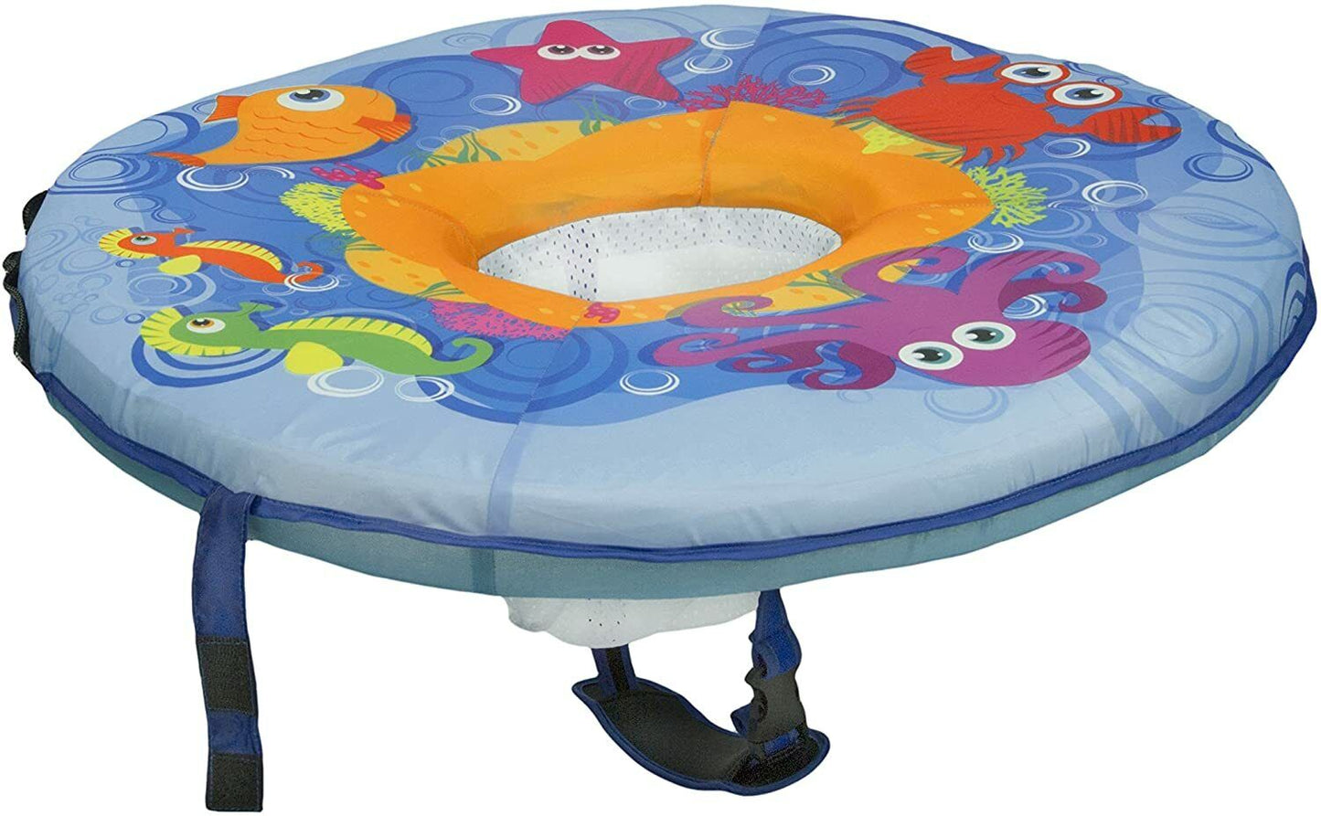 Swim School Self-Inflating Baby Float with Adjustable Canopy - 6-24 Months